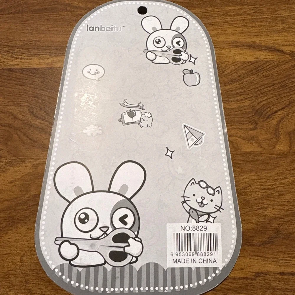 Cute Bunny Stationery‎ Set - Pencils, Ruler, Eraser, Sharpener, Toppers School